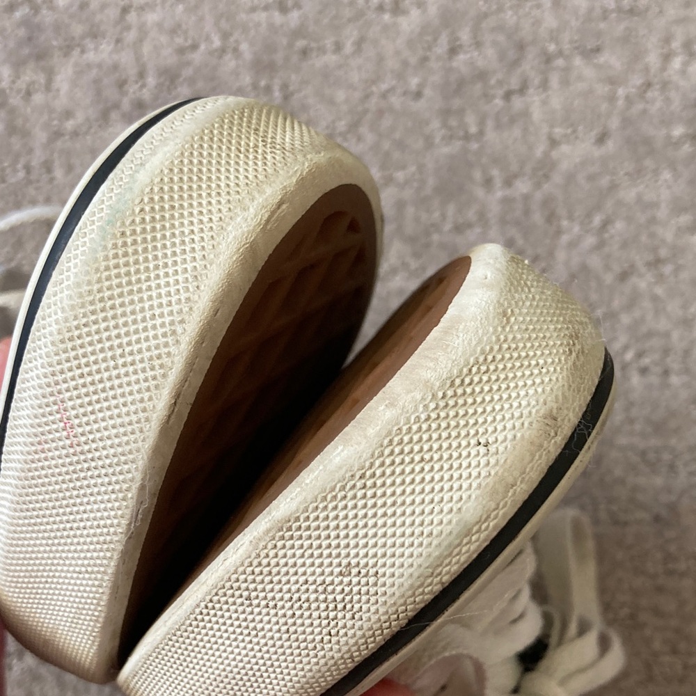 VANS Pizza Party checkerboard lace-up sneakers, Sz 11. - Picture 4 of 8